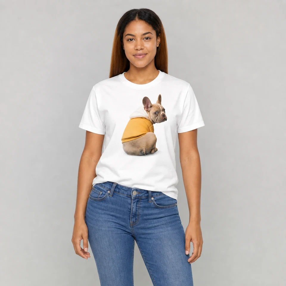 T-Shirt printed sample mockup